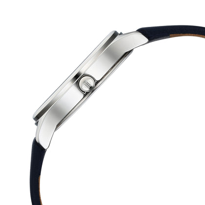 Titan Neo Quartz Analog Blue Dial Blue Leather Strap Watch For Women