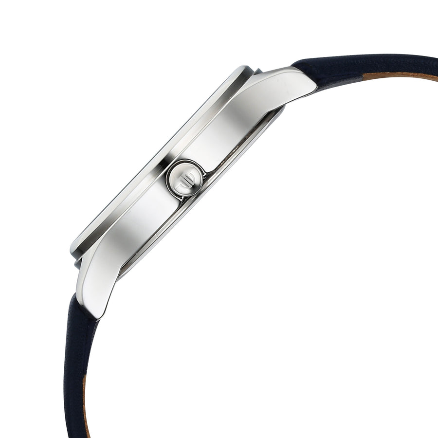 Titan Neo Quartz Analog Blue Dial Blue Leather Strap Watch For Women