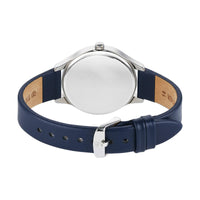 Titan Neo Quartz Analog Blue Dial Blue Leather Strap Watch For Women