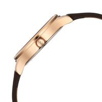 Titan Neo Quartz Analog Grey Dial Brown Leather Strap Watch For Women