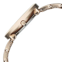 Titan Workwear Silver Dial Rose Gold Metal Strap Analog Watch For Women