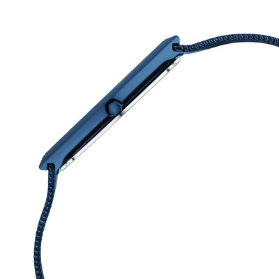 Titan Edge Blue Special Dial Blue Stainless Steel Strap Analog Watch for Women