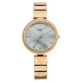 Titan Raga Mother of Pearl Dial Rose Gold Metal Strap Analog Watch For Women