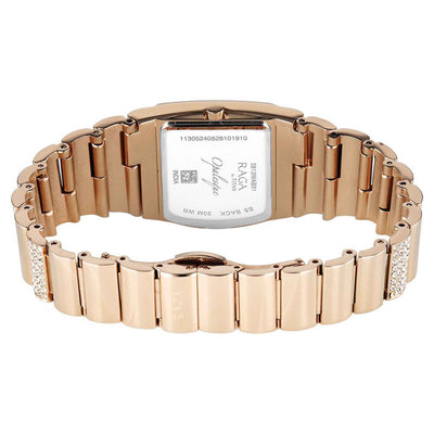 Titan Raga Multicoloured Shaped Dial Rose Gold Metal Strap Analog Watch For Women