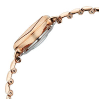 Titan Raga Multicoloured Shaped Dial Rose Gold Metal Strap Analog Watch For Women