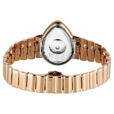 Titan Raga Multicoloured Shaped Dial Rose Gold Metal Strap Analog Watch For Women