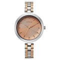 Titan Rose Gold Dial Two Toned Stainless Steel Strap Analog Watch for Women