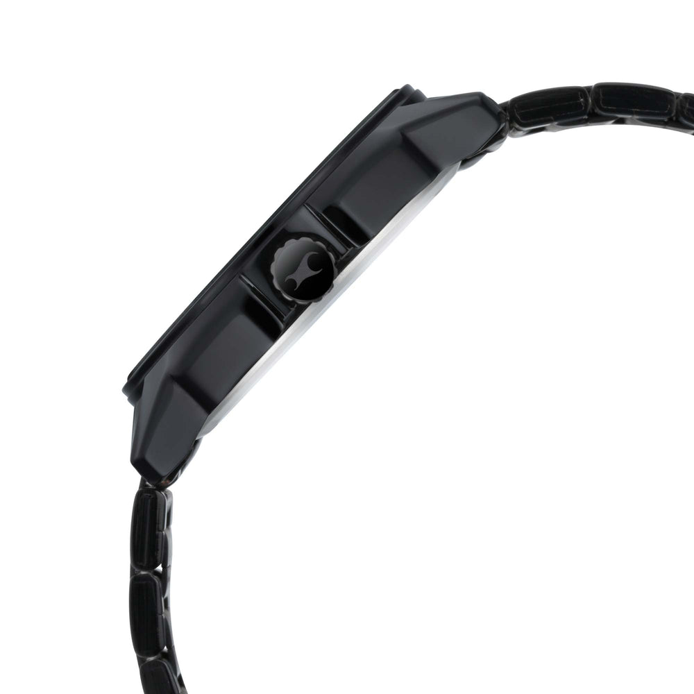 Fastrack Fashion Black Dial Metal Strap Analog Watch for Men