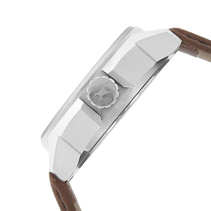 Fastrack Quartz Analog Black Dial Leather Strap Watch for Guys