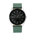 Fastrack Wear Your Look Quartz Analog Black Dial Leather Strap Watch for Men