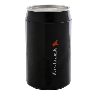 Fastrack Quartz Analog Black Dial Leather Strap Watch for Guys