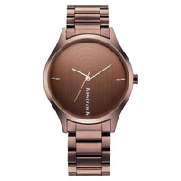 Fastrack Brown Dial Stainless Steel Strap Analog Watch for Men