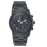Fastrack Go Skate Quartz Multifunction Black Dial Stainless Steel Strap Watch for Guys