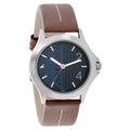 Fastrack Quartz Analog Blue Dial Leather Strap Watch for Guys