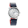 Fastrack I Love Me Quartz Analog Silver Dial Leather Strap Watch for Guys