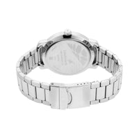 Fastrack Bare Basics Quartz Analog with Date Blue Dial Stainless Steel Strap Watch for Guys