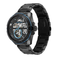 Fastrack Black Dial Stainless Steel Strap Automatic Watch for Men