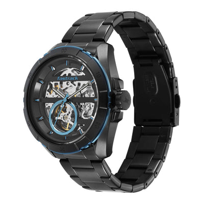 Fastrack Black Dial Stainless Steel Strap Automatic Watch for Men