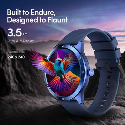 Fastrack Jupiter Flex Smart Watch, 1.38" UltraVu Display, Bluetooth Calling, Health Suite with SpO2, Heart Rate, Sleep Tracking, 100+ Watch Faces