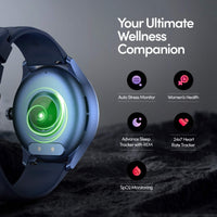 Fastrack Jupiter Flex Smart Watch, 1.38" UltraVu Display, Bluetooth Calling, Health Suite with SpO2, Heart Rate, Sleep Tracking, 100+ Watch Faces