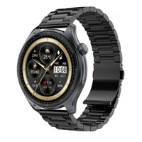 Fastrack Elite Smartwatch with a 1.43″ HD round display, always-on display (AOD), Bluetooth calling, weather updates, Daily Activity Tracking for Unisex