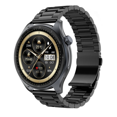 Fastrack Elite Smartwatch with a 1.43″ HD round display, always-on display (AOD), Bluetooth calling, weather updates, Daily Activity Tracking for Unisex