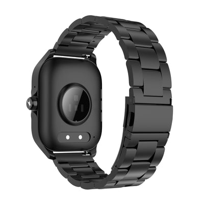 Fastrack Black 1.97-inch Amoled screen, Bluetooth Calling, Live App synchronization Stainless Steel Smart Watch for Unisex