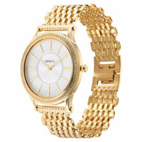 Titan Nebula Vintage 18k Gold Analog with Diamond Studded Bezel Watch for Men
