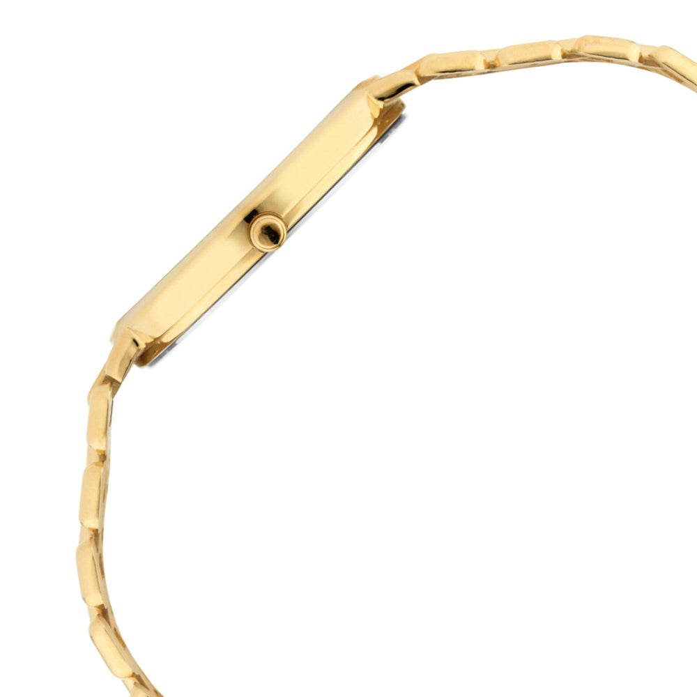 Titan Vintage 18k Gold Analog with Rice Grain Bracelet Watch for Men