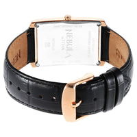 Titan Nebula Art Deco 18k Pink Gold Analog Watch for Men