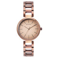 Titan Purple Brown Dial Stainless Steel Analog Watch for Women