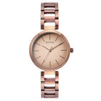 Titan Purple Brown Dial Stainless Steel Analog Watch for Women
