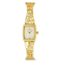 Titan Nebula Jewels 18k Gold Analog Diamond studded Gold Bracelet Watch for Women