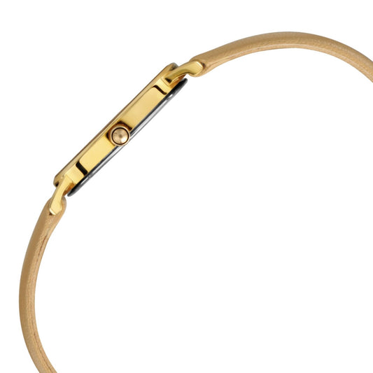 Titan Nebula Lustre Quartz Analog 18 Karat Solid Gold Watch for Women-5572DL01