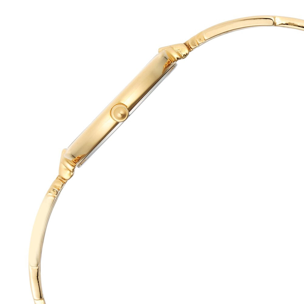 Titan Nebula 18k Gold Analog with Diamond Studded Indices Watch for Women