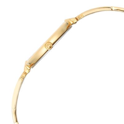 Titan Nebula 18k Gold Analog with Diamond Studded Indices Watch for Women