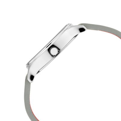 Fastrack I Love Me Quartz Analog Silver Dial Leather Strap Watch for Girls