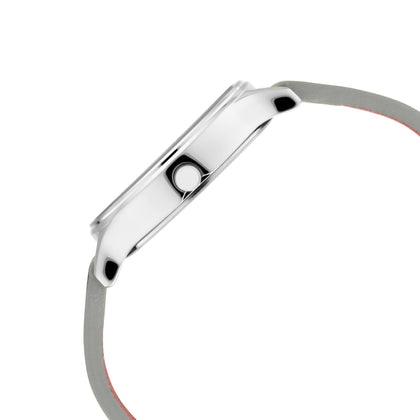 Fastrack I Love Me Quartz Analog Silver Dial Leather Strap Watch for Girls