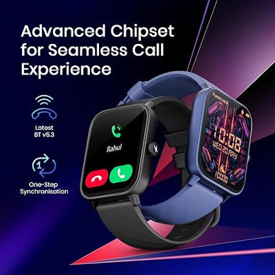 Fastrack Limitless Glide X 1.83" Smart Watch with Ultra UV HD Display, SpO2, Heart Rate & Sleep Tracking, Bluetooth Calling, 100+ Sports Modes, 5-Day Battery, Smartwatch for Unisex