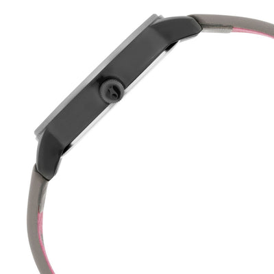 Fastrack Fastrack Ruffles Quartz Analog with Date Grey Dial Leather Strap Watch for Girls