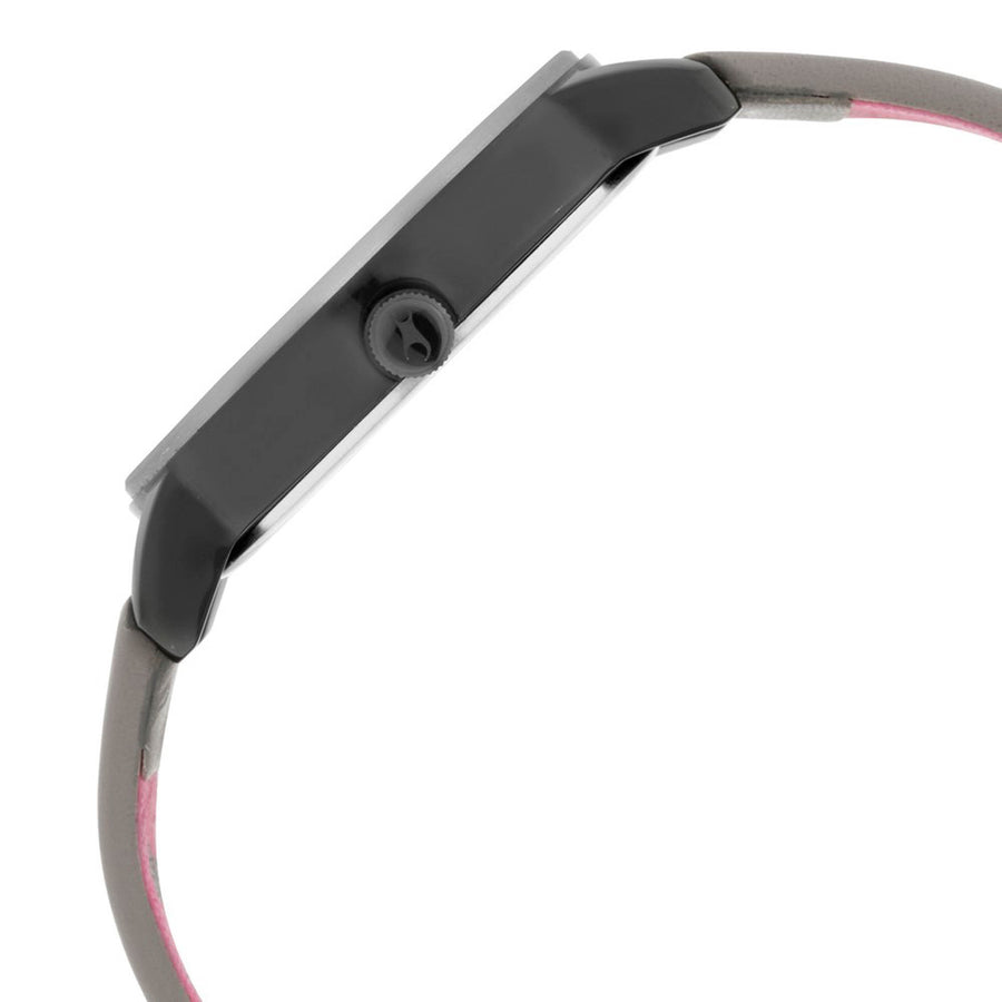 Fastrack Fastrack Ruffles Quartz Analog with Date Grey Dial Leather Strap Watch for Girls