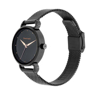 Fastrack Fastrack Animal Print Quartz Analog Black Dial Stainless Steel Strap Watch for Girls