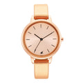 Fastrack Glitch Quartz Analog Rose Gold Dial Leather Strap Watch for Girls