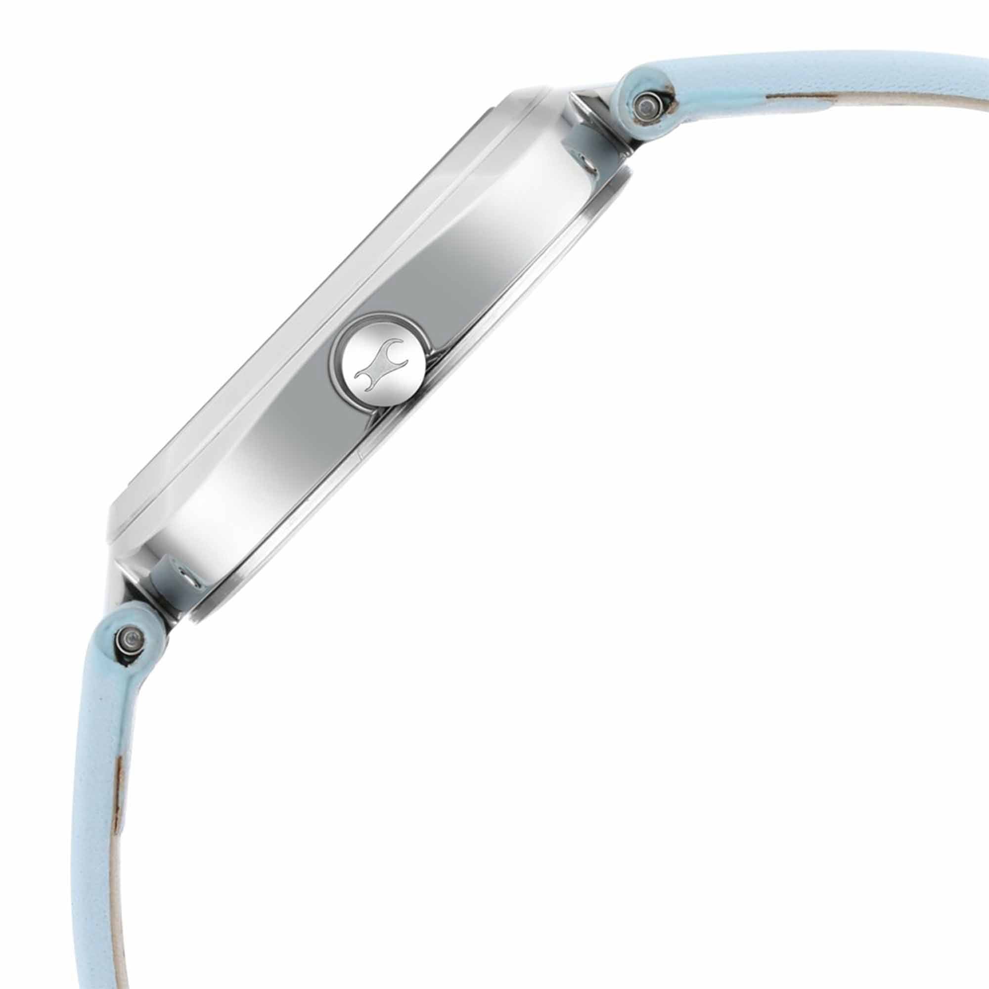 Fastrack Stunners Quartz Analog Blue Dial Leather Strap Watch for Girls