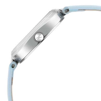 Fastrack Stunners Quartz Analog Blue Dial Leather Strap Watch for Girls