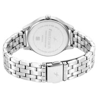 Fastrack Stunners Quartz Analog Silver Dial Metal Strap Watch for Girls