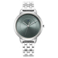 Fastrack Stunners Quartz Analog Blue Dial Metal Strap Watch for Girls