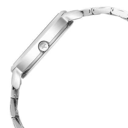 Fastrack Stunners Quartz Analog Blue Dial Metal Strap Watch for Girls