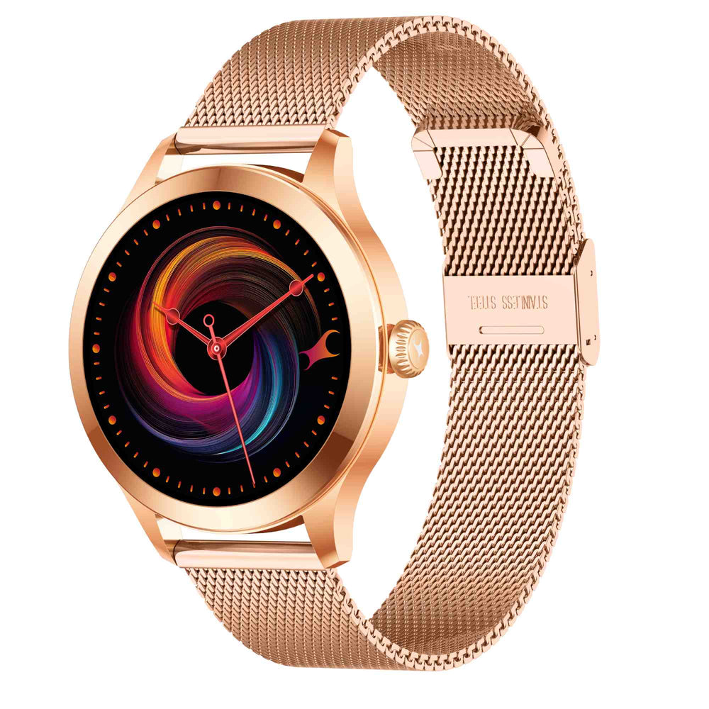 Fastrack Noir Rose Gold Strap Smartwatch