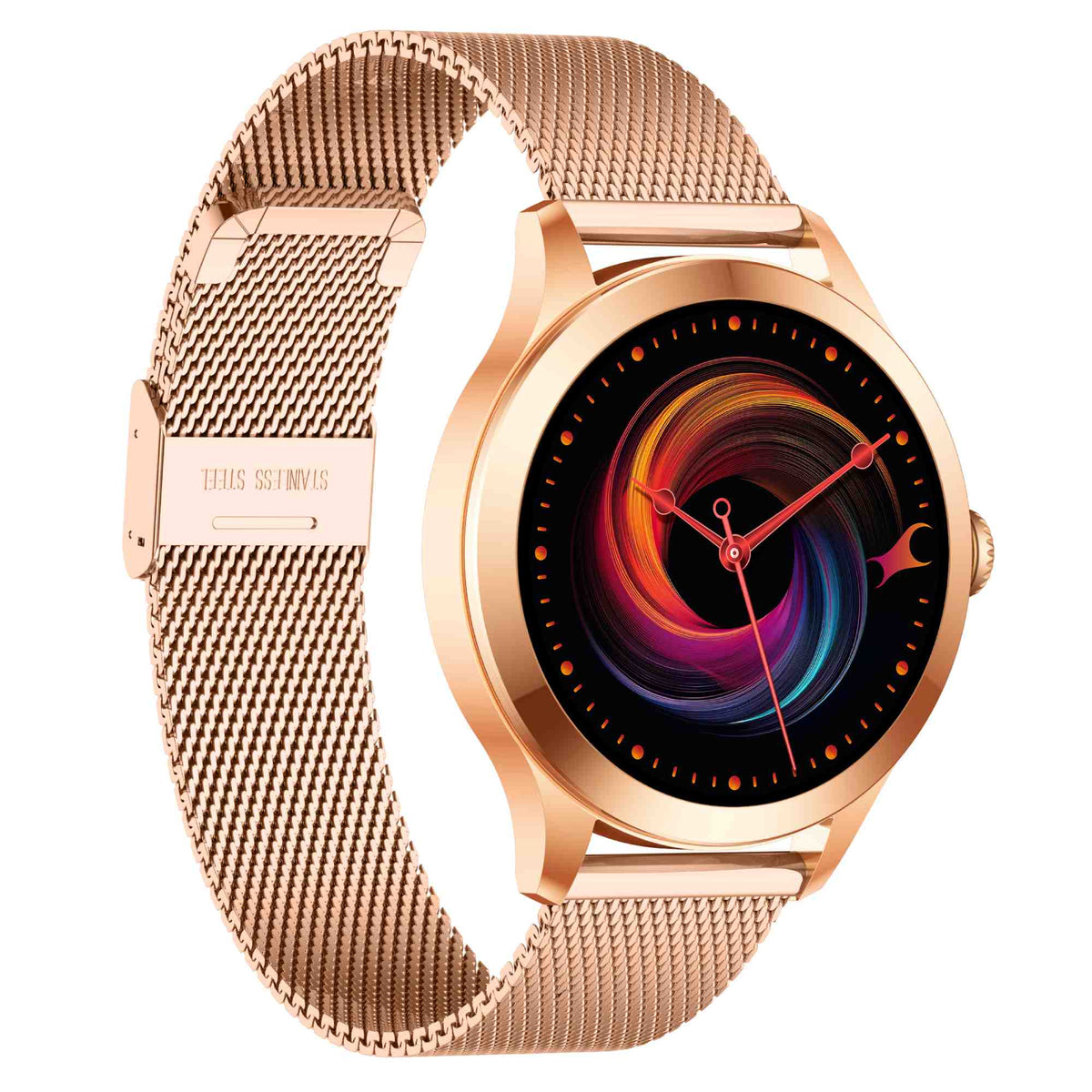 Fastrack Noir Rose Gold Strap Smartwatch